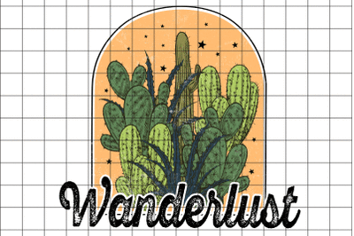 Wanderlust Vintage  Graphic Design