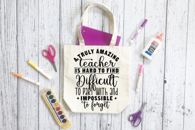 A truly amazing teacher is hard to find difficult to part with and