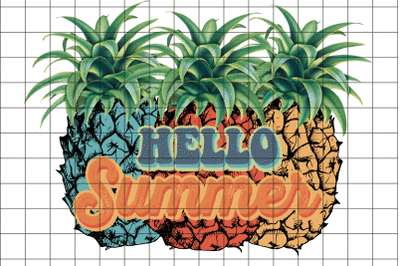 Hello Summer Graphic Design