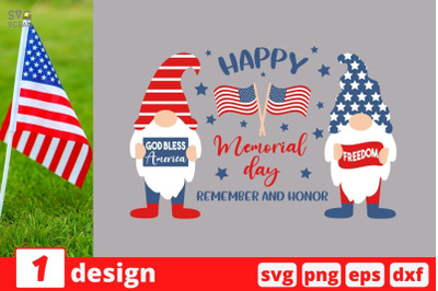 Happy Memorial Day SVG Cut File