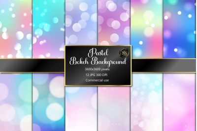 Pastel Bokeh Unicorn Bokeh Background