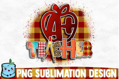 A&2B; Teacher Sublimation Design