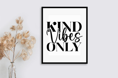 Kind vibes only