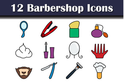 Barbershop Icon Set