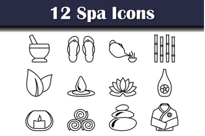 Spa Icon Set