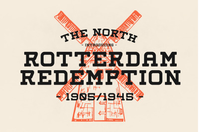 ROTTERDAM REDEMPTION Typeface