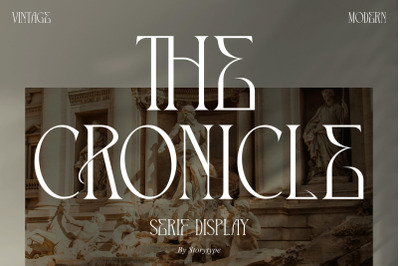 THE CRONICLE Typeface