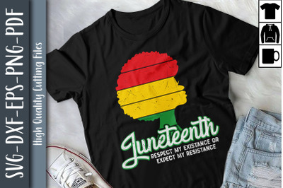 Juneteenth Respect My Existence