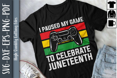 I Paused My Game To Celemrate Juneteenth