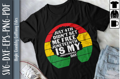 Juneteenth&amp;&23;039;s My Freedom Day Not July 4