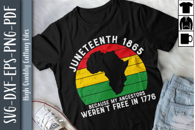 Juneteenth Celebrates Black African