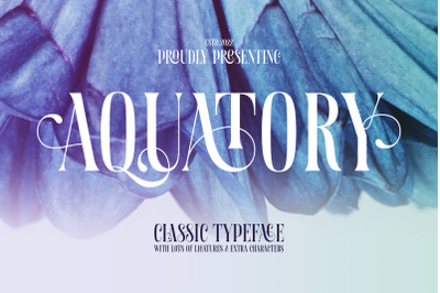 Aquatory - Classic Font