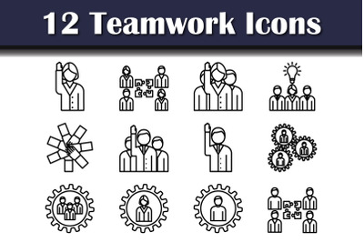 Teamwork Icon Set