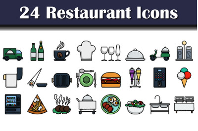 Restaurant Icon Set