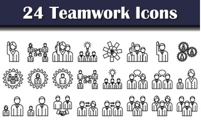 Teamwork Icon Set