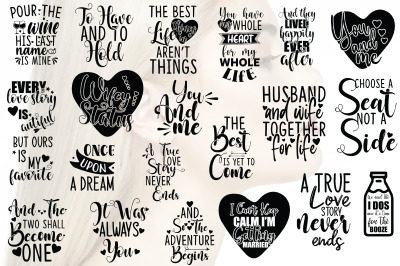 Wedding SVG Bundle