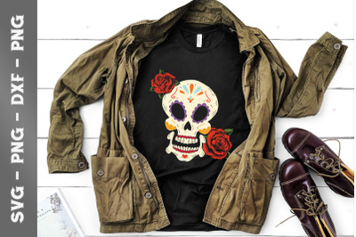 Skull And Roses Cinco De Mayo