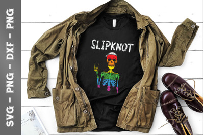 Slipknow Funny Skull Rainbow Rock