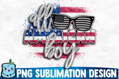 All American Boy Sublimation Design