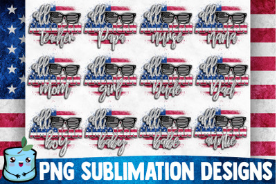 All American Sublimation Bundle | 4th Of July Bundle