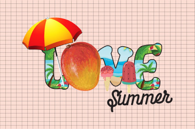 Love Summer, Love Strawberries Png