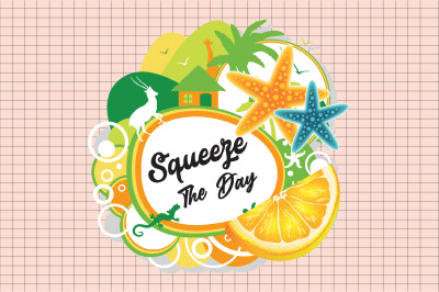 Squeeze the Day,Summer Lemon Sublimation