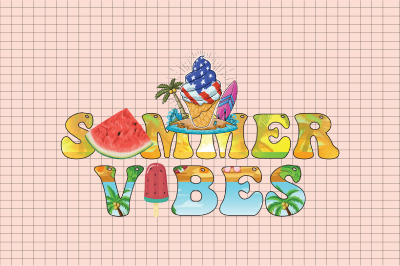 Summer Vibes&2C; Summer Fruit Sublimation