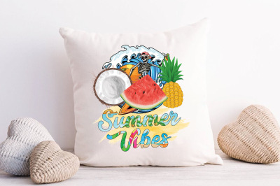 Summer Vibes&2C; Summer Fruit Sublimation