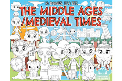The Middle Ages/Medieval Digital Stamps