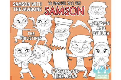 Samson Digital Stamps - Lime and Kiwi Designs