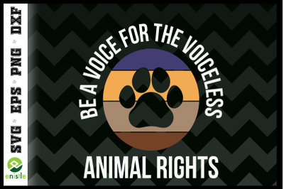 BeAVoice For The Voiceless Animal Rights