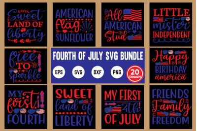 Fourth of July Svg Bundle Cut File