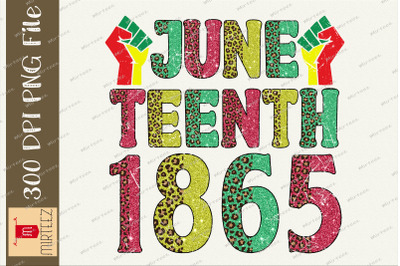 Fist Juneteenth Since 1865 Design PNG