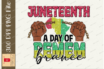 Juneteenth A Day Of Remembrance PNG