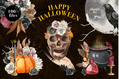 Halloween Horror Illustrations Clipart