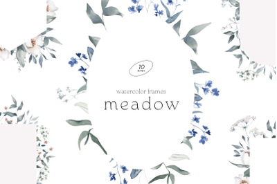 Meadow Watercolor Frames
