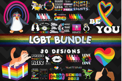 LGBT Bundle SVG 30 designs Part 4