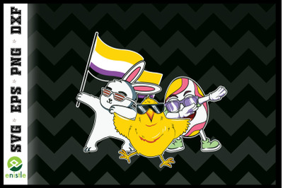 Nonbinary Pride Rabbit Chicks LGBT