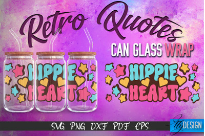 Glass Can Wrap SVG | Retro Wrap SVG | Glass Can Wrap SVG | Retro Glass