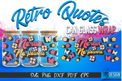 Glass Can Wrap SVG | Retro Wrap SVG | Glass Can Wrap SVG | Retro Glass