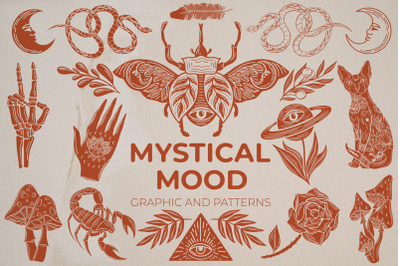 Mystical Mood. Graphic &amp; Patterns