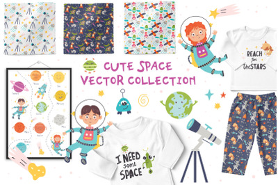 Cute Space Vector Collection