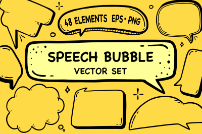 CPEECH BUBBLE vector illustrations