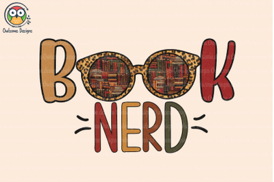 Book nerd Sublimation Design