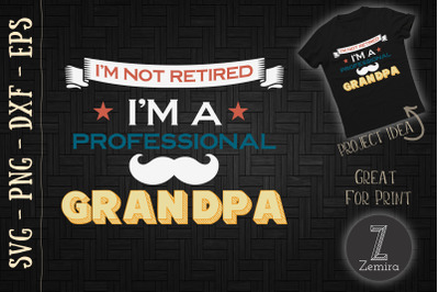 Im Not Retired Im A Professional Grandpa