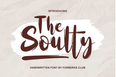 The Soulty | Handwritten Font