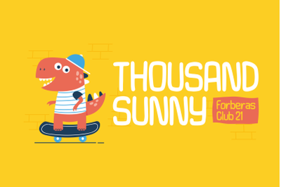 Thousand Sunny | Handwritten Font