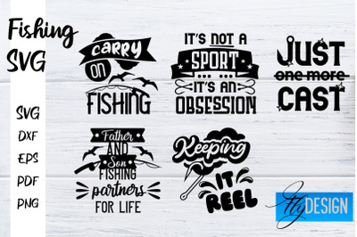 Fishing SVG Bundle | Fishman SVG | Funny Quotes SVG Bundle