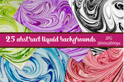25 abstract liquid blend backgrounds