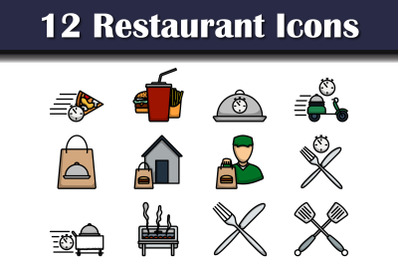 Restaurant Icon Set